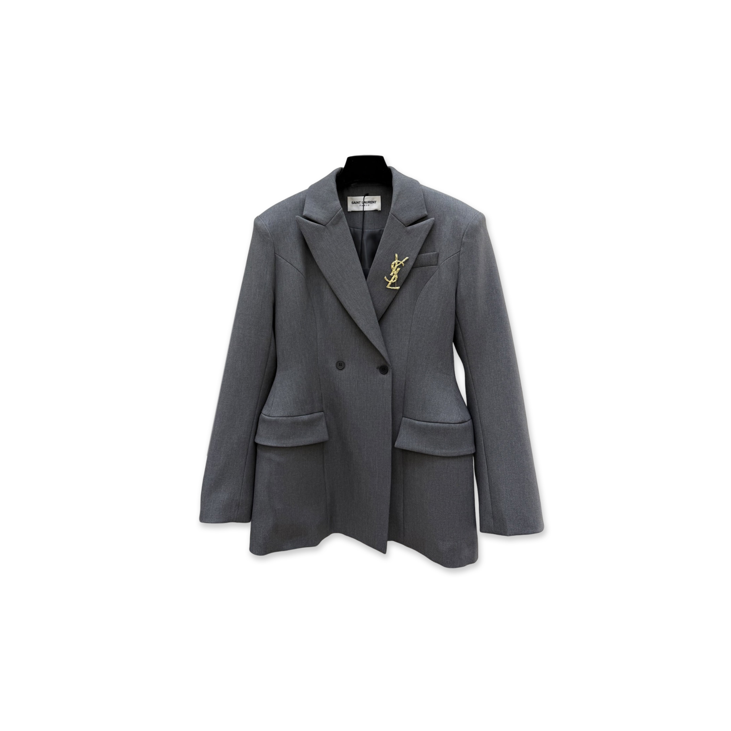 YSL DOUBLE-BREASTED TAILORED SUIT